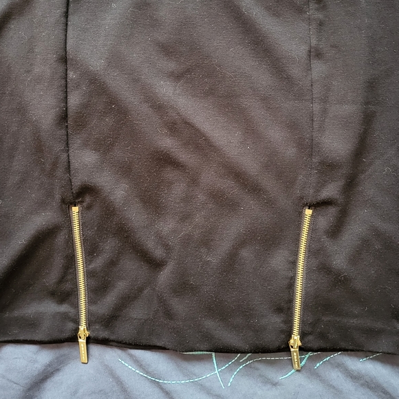 Michael Kors gold zip skirt - Picture 2 of 4